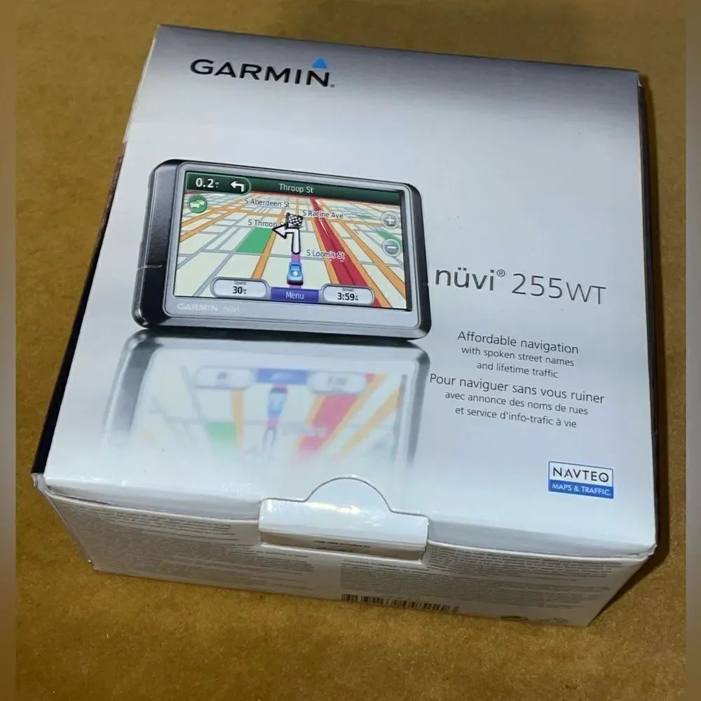 Garmin nuvi 255WT Automotive GPS system In Box Complete - Picture 4 of 5